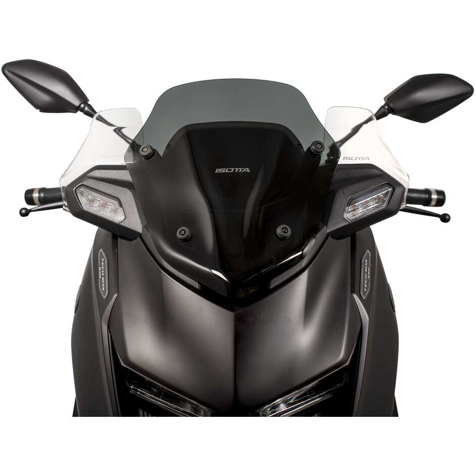 Isotta Sport Windshield for Yamaha X-MAX 300 - 125 Tech Max Dark Smoke