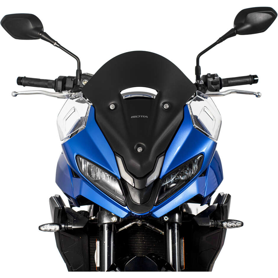 Isotta Super Sport Windschutzscheibe für Triumph Tiger Sport 800, Mattschwarz