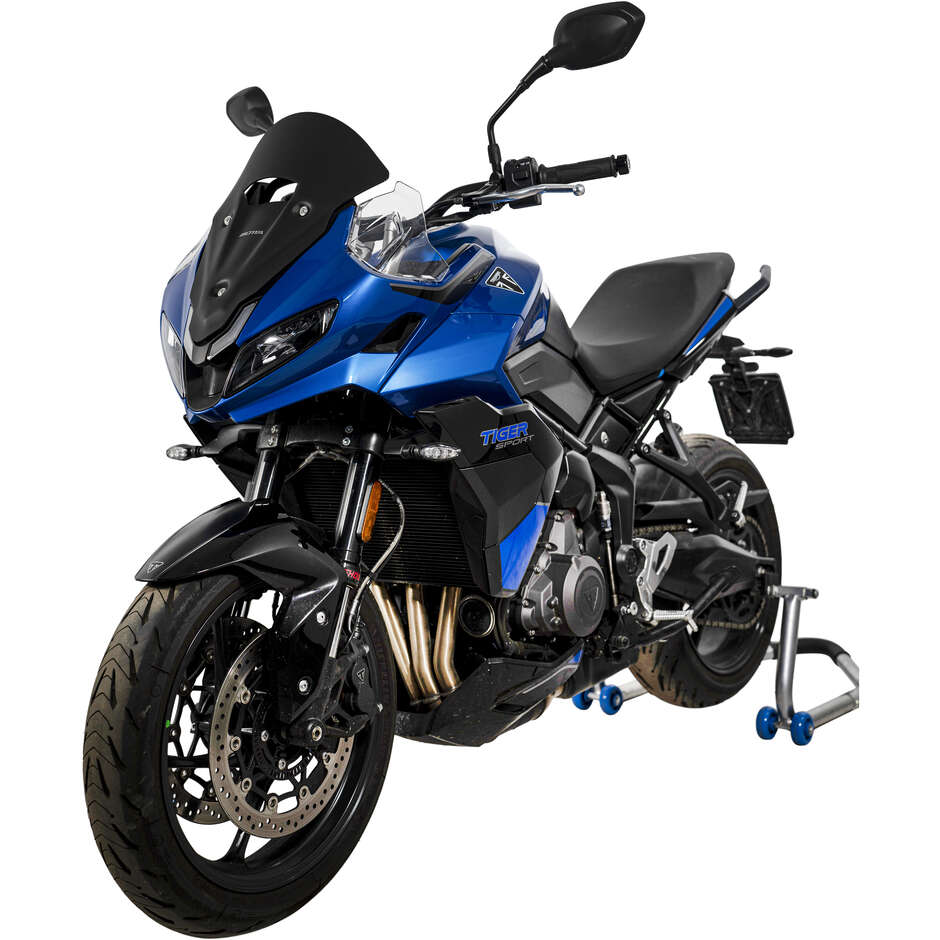 Isotta Super Sport Windshield for Triumph Tiger Sport 800 Matte Black