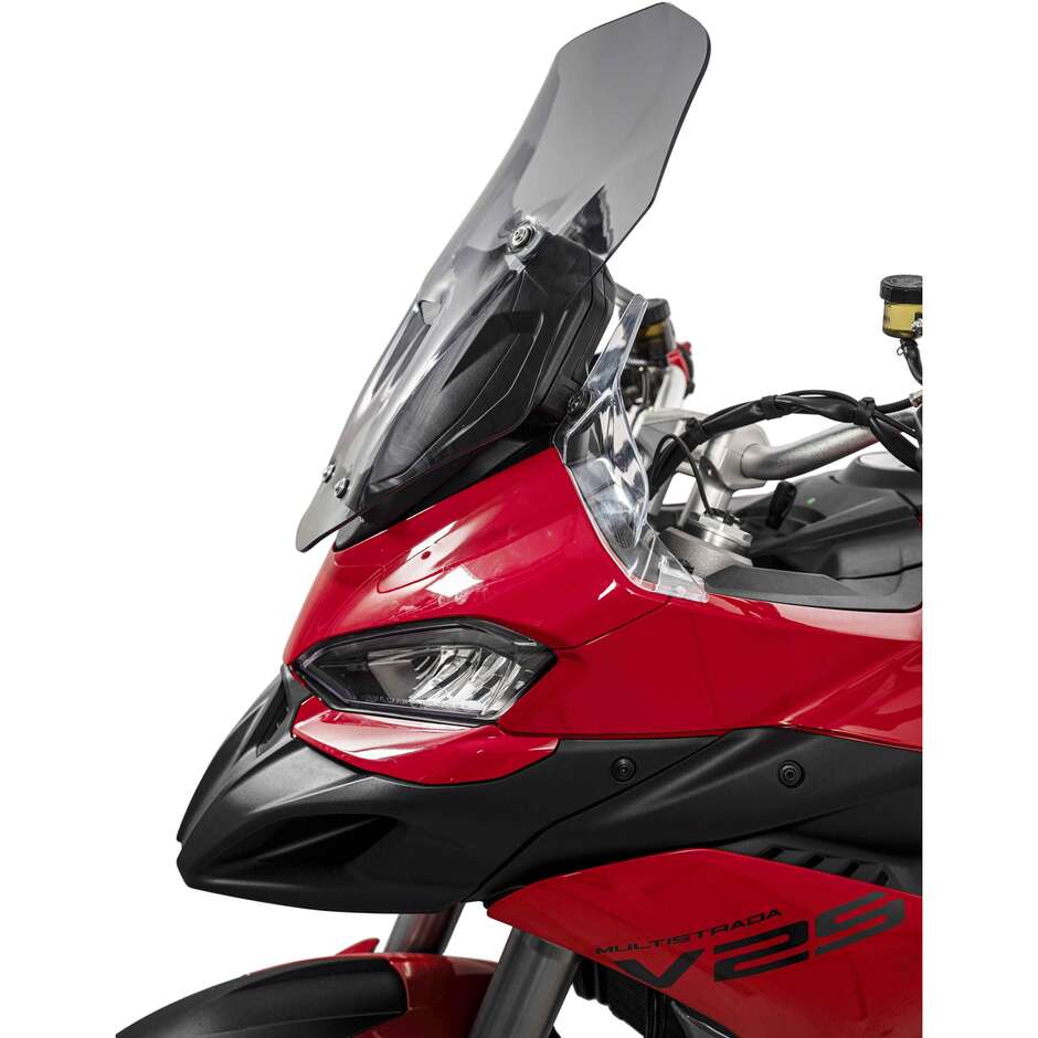 Isotta Touring-Windschutzscheibe für DUCATI Multistrada V2 / V2S ab 2025, hellgrau getönt