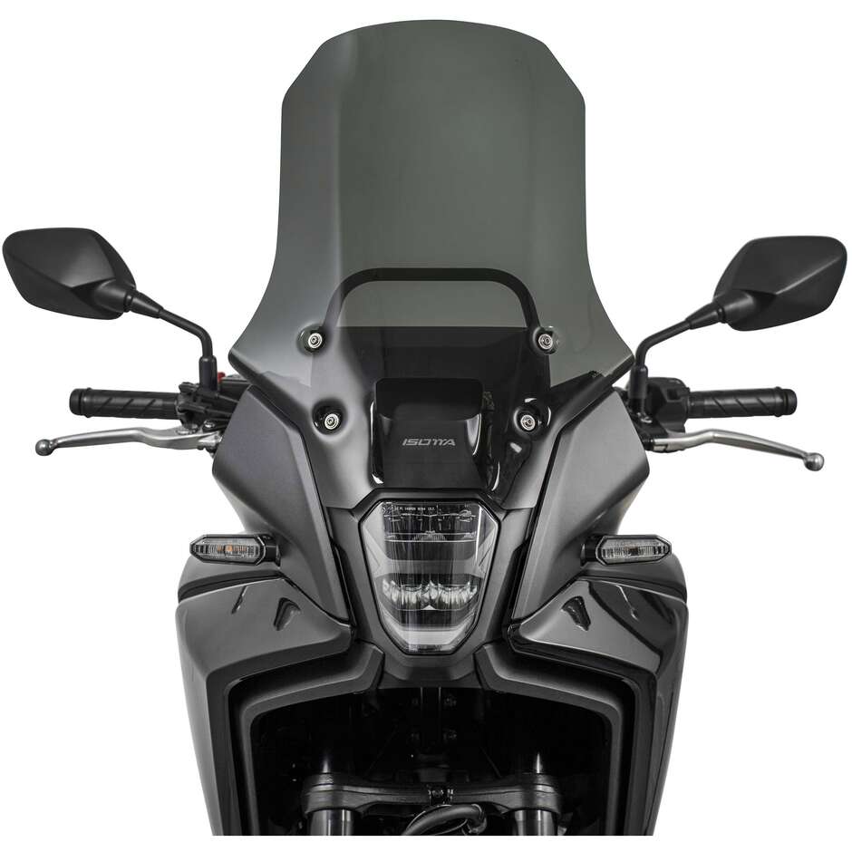 Isotta Touring-Windschutzscheibe für Honda NX500, Dunkelgrau