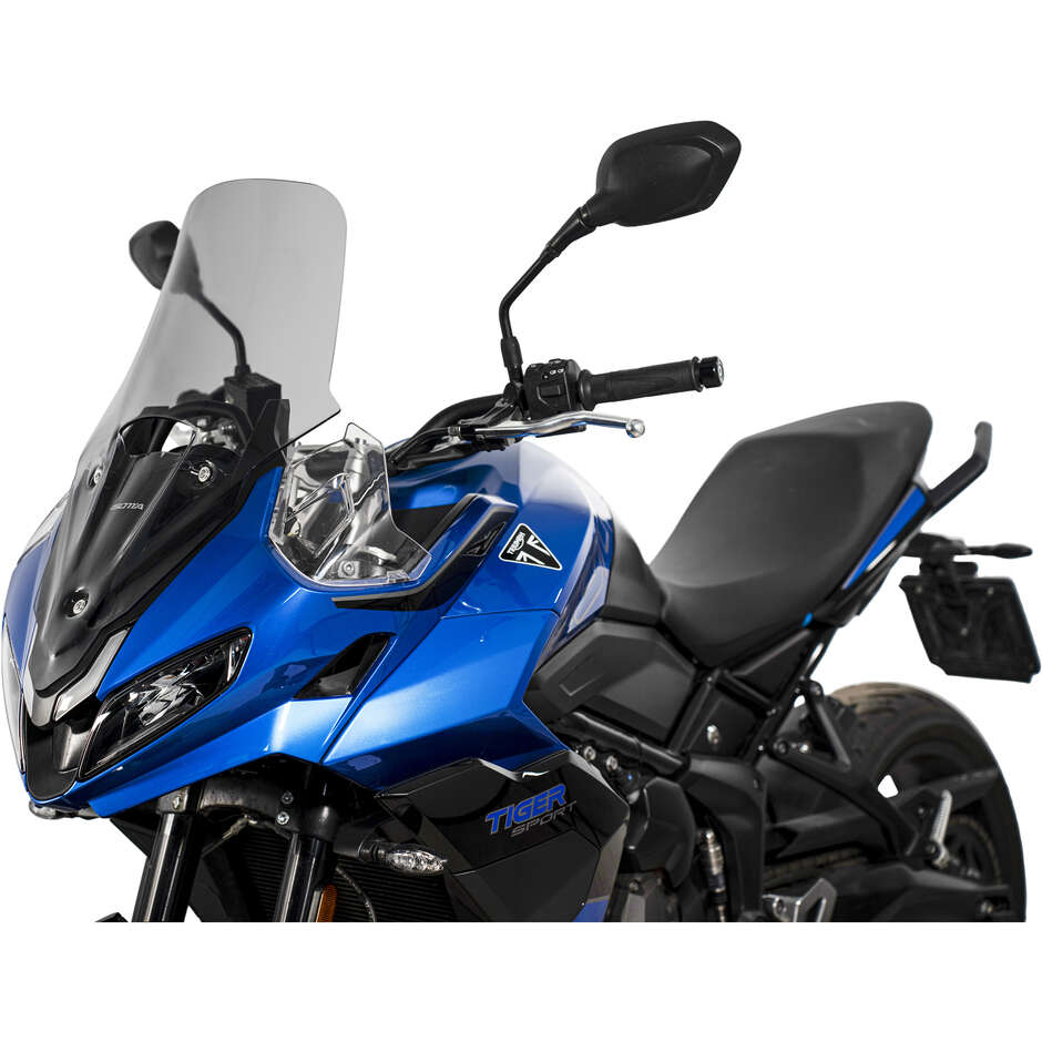 Isotta Touring-Windschutzscheibe für Triumph Tiger Sport 800, hellgrau getönt