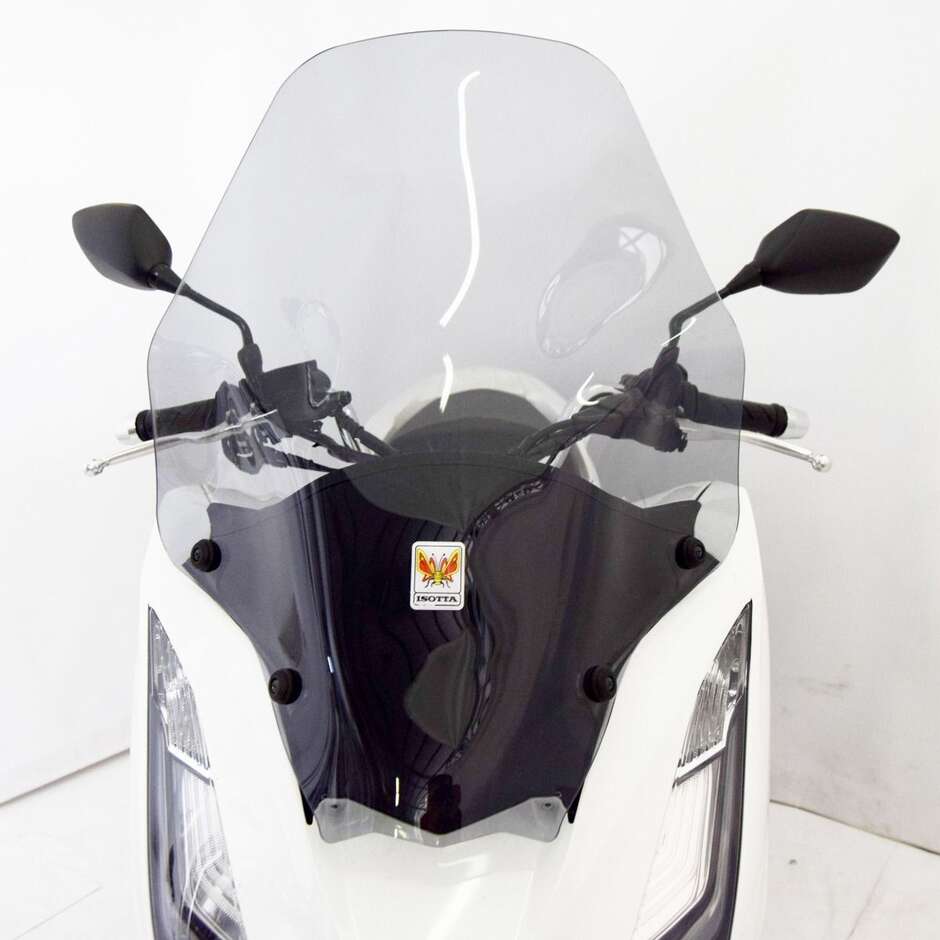 Isotta Windschutzscheibe für Honda PCX 2021, dunkler Rauch