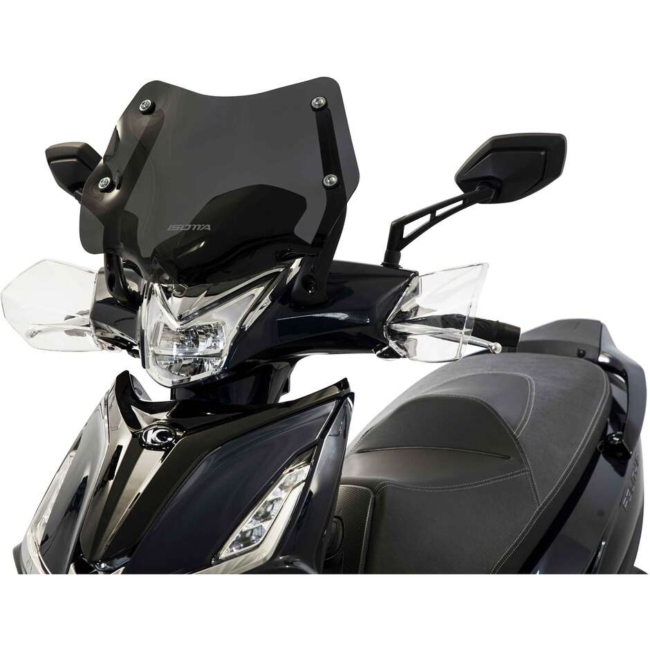 Isotta Windschutzscheibe für Kymco Agility, Dunkelgrau