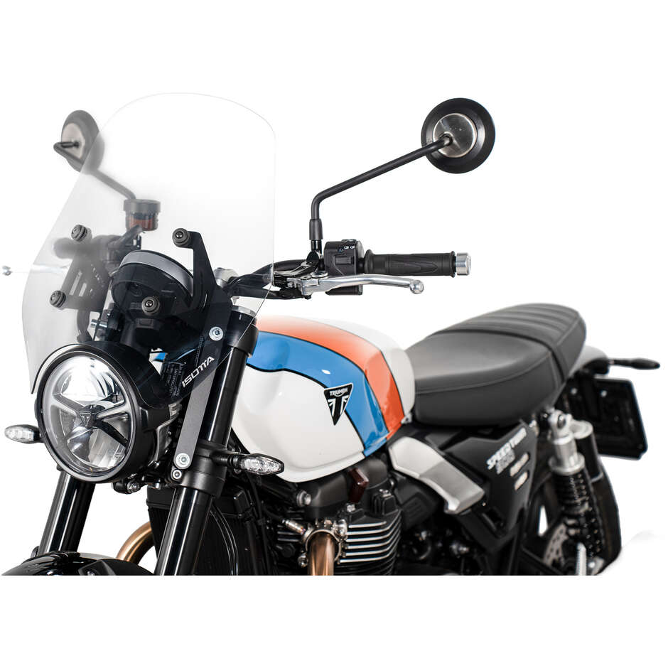 Isotta Windschutzscheibe mit mittlerem Schutz für Triumph Speed Twin 900 ab 2025, klar