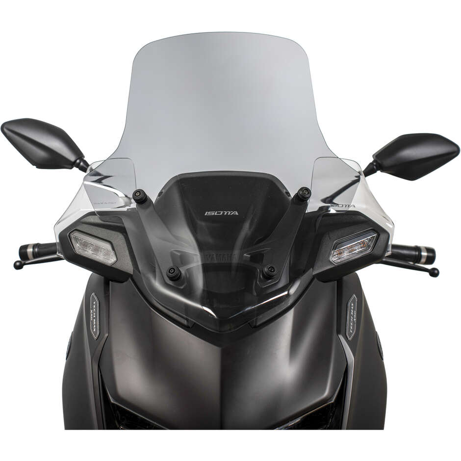 Isotta Windschutzscheibe mit mittlerem Schutz für Yamaha X-MAX 300 Tech Max, hellgrau getönt