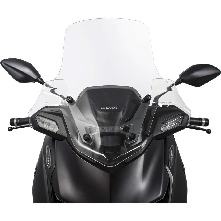 Isotta Windschutzscheibe mit mittlerem Schutz für Yamaha X-MAX 300 Tech Max, klar