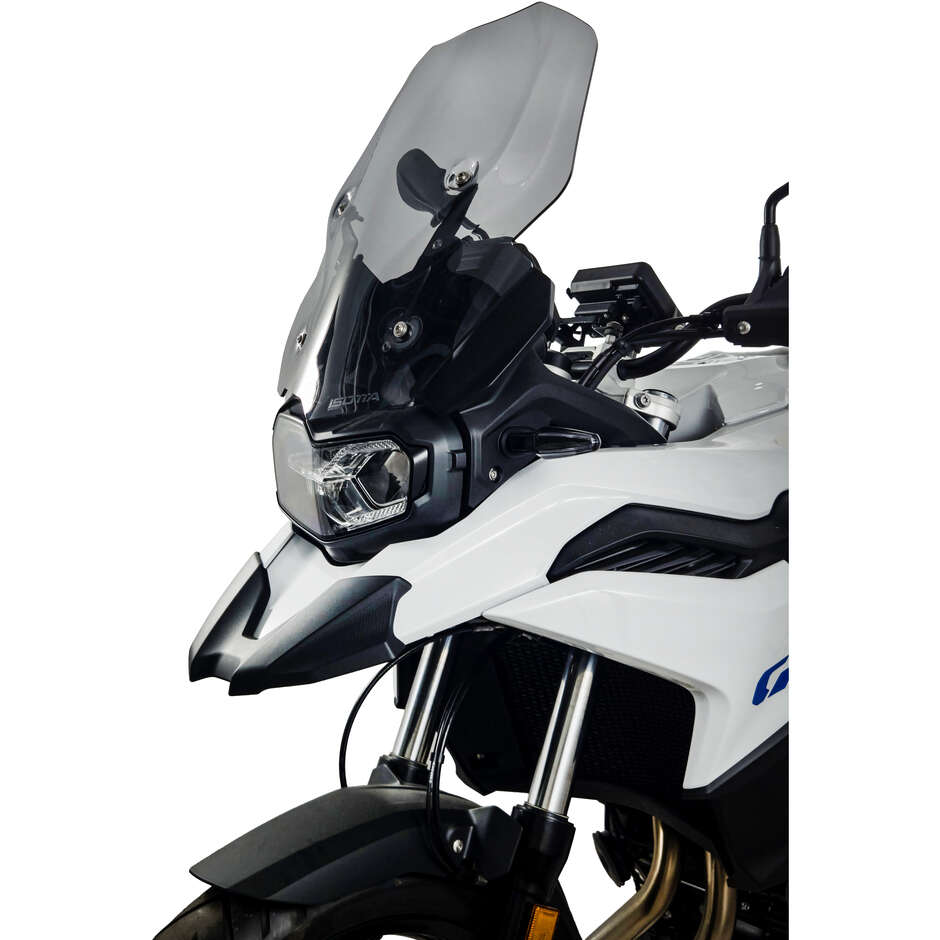 ISOTTA Windschutzscheibe mit mittlerem Schutzgrad für BMW F800 GS, hellgrau getönt