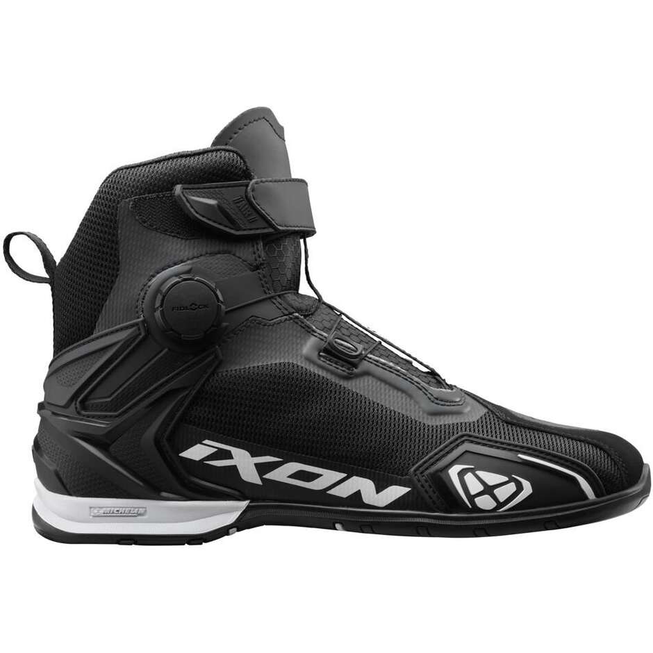Ixon BULL 2 AIR Motorradschuhe Schwarz Weiß