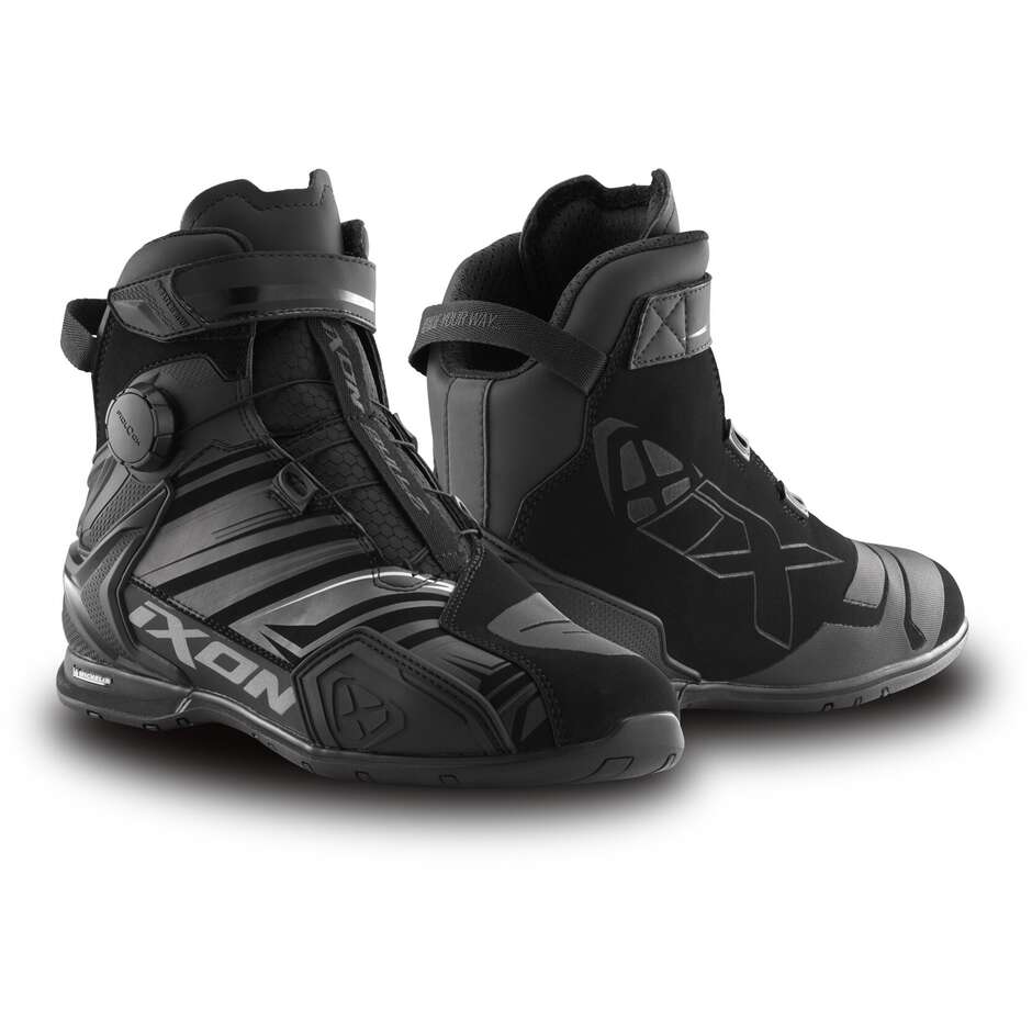 Ixon BULL 2 WP ULTRA Motorradschuhe Schwarz Anthrazit