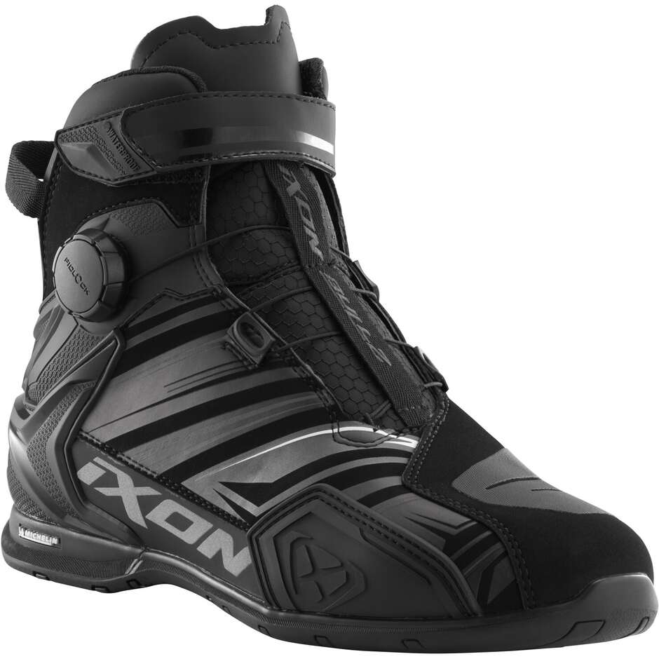 Ixon BULL 2 WP ULTRA Motorradschuhe Schwarz Anthrazit