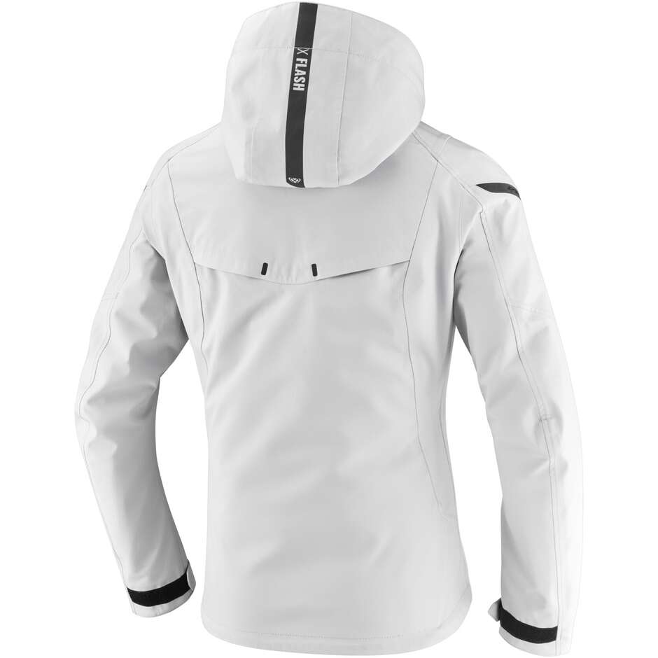 Ixon BURNING LADY Laminat-Motorradjacke Hellgrau