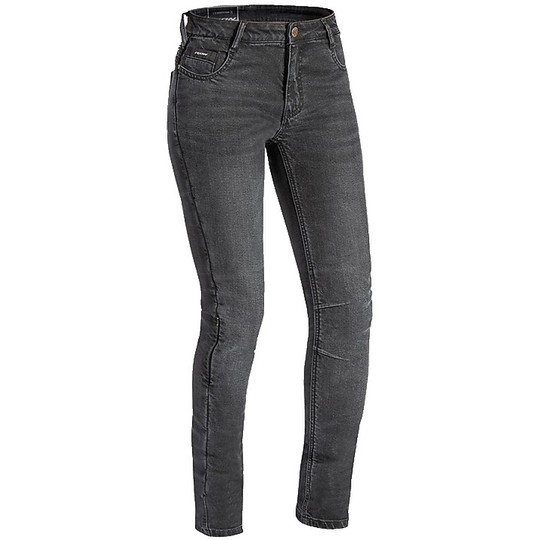 Ixon Cathelyn Jeans Women's Motorcycle Pants Black