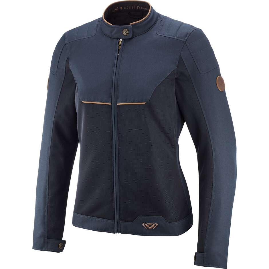 Ixon CORNET LADY Marinebraun Damen Sommer Motorradjacke