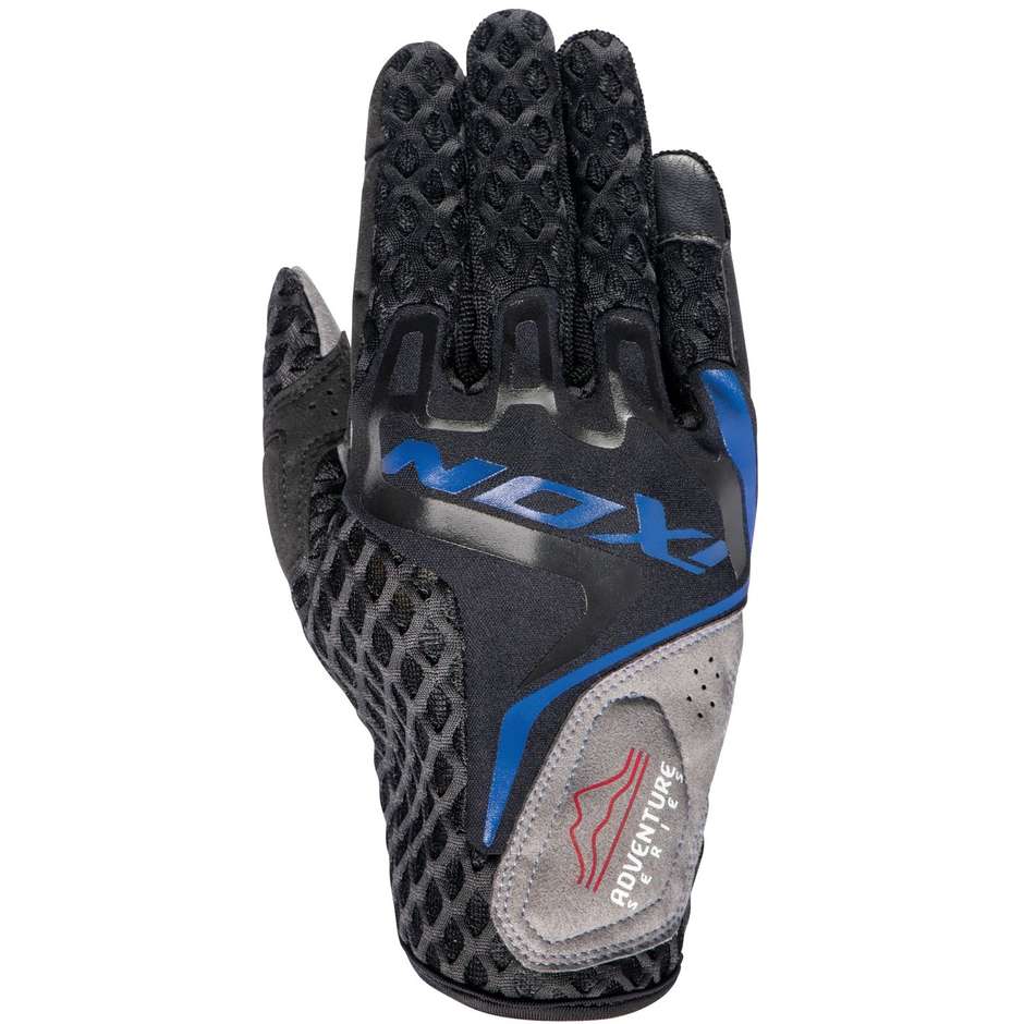 Ixon DIRT AIR Summer Motorcycle Gloves Black Anthracite Blue