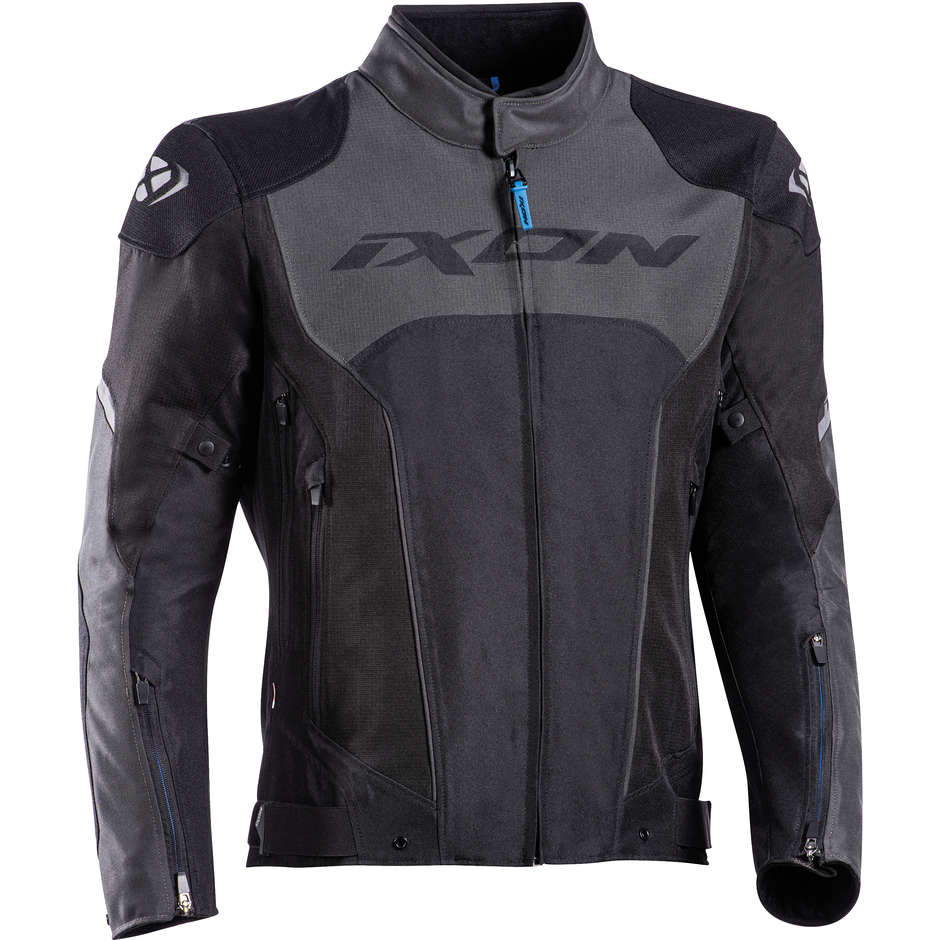 Ixon DRAGG Roadster Motorcycle Jacket Black Gray