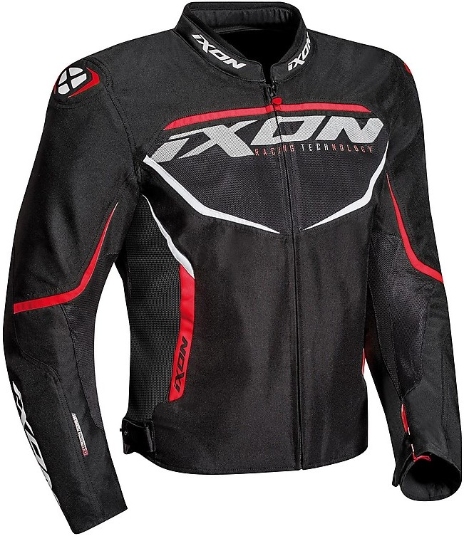 Ixon Fabric Motorcycle Jacket Model Sprinter Air Black Red For Sale ...