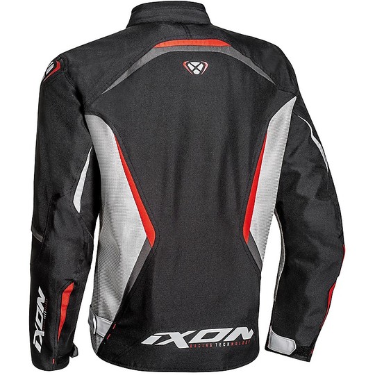 Ixon Fabric Motorcycle Jacket Sprinter Air Model Black Gray Red