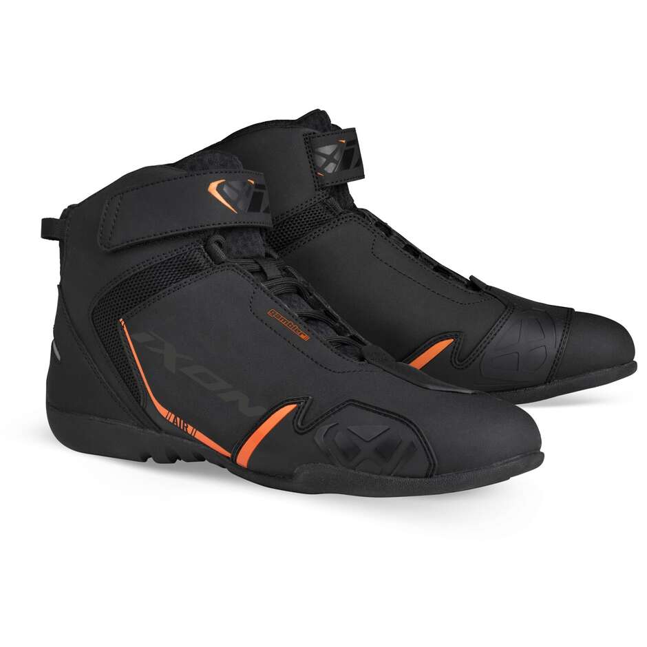 Ixon GAMBLER Motorcycle Shoes Black Orange