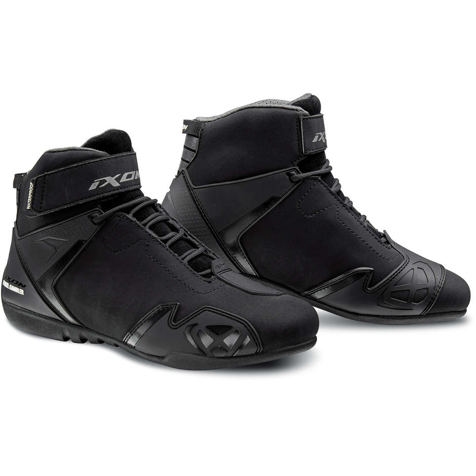 Ixon GAMBLER WP LADY Chaussures De Moto Pour Femmes Techniques De Sport Noir