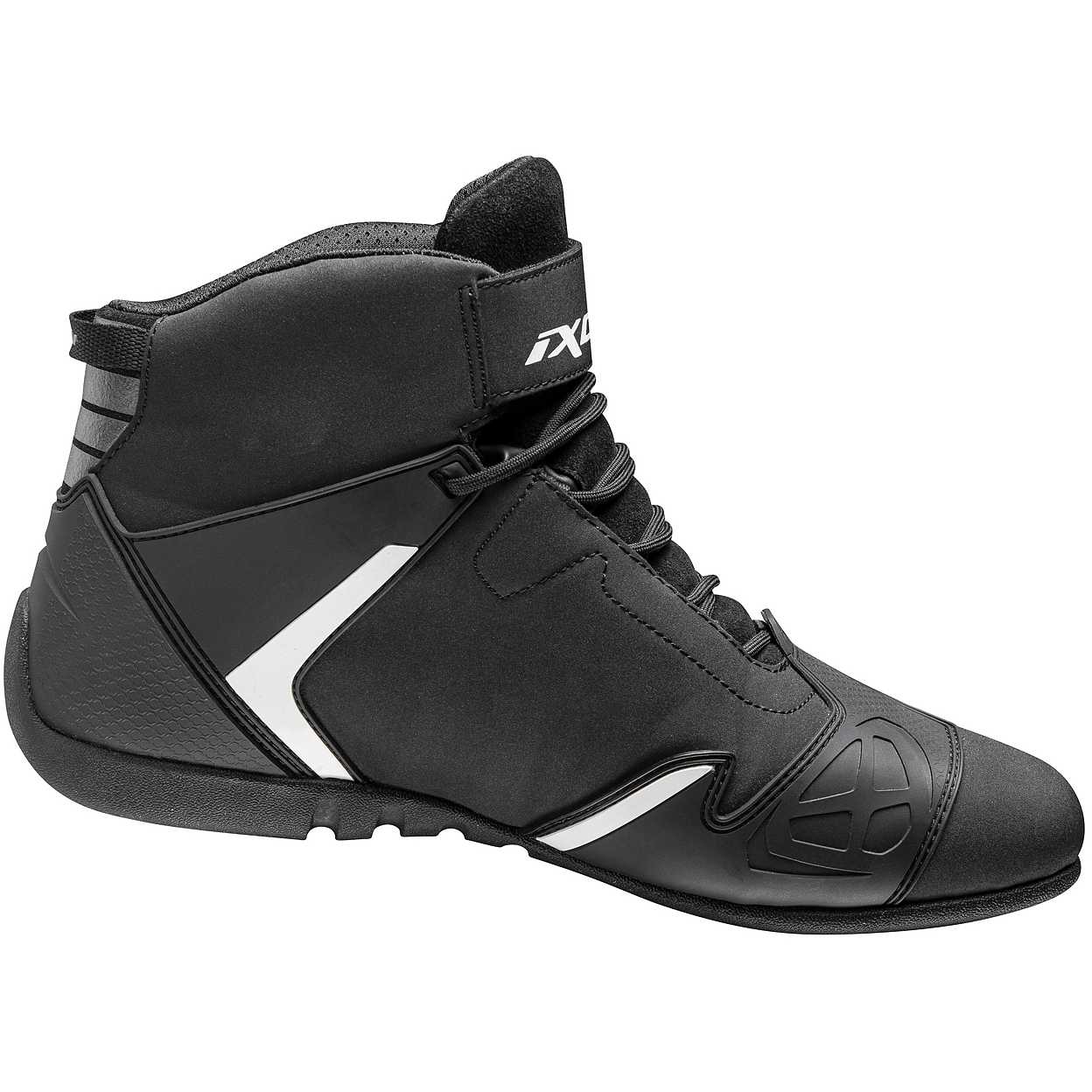 Ixon GAMBLER WP Technical Sport Motorcycle Shoes Black White For Sale ...
