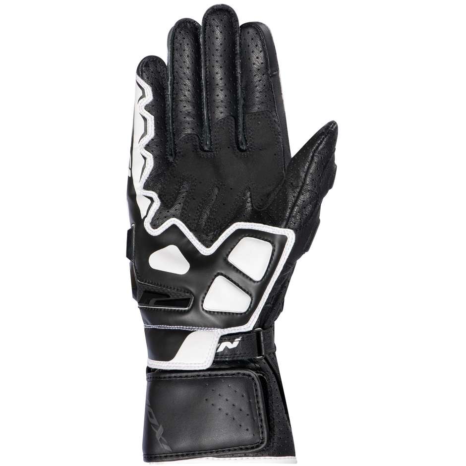 Ixon GP5 AIR Black White Summer Motorcycle Gloves