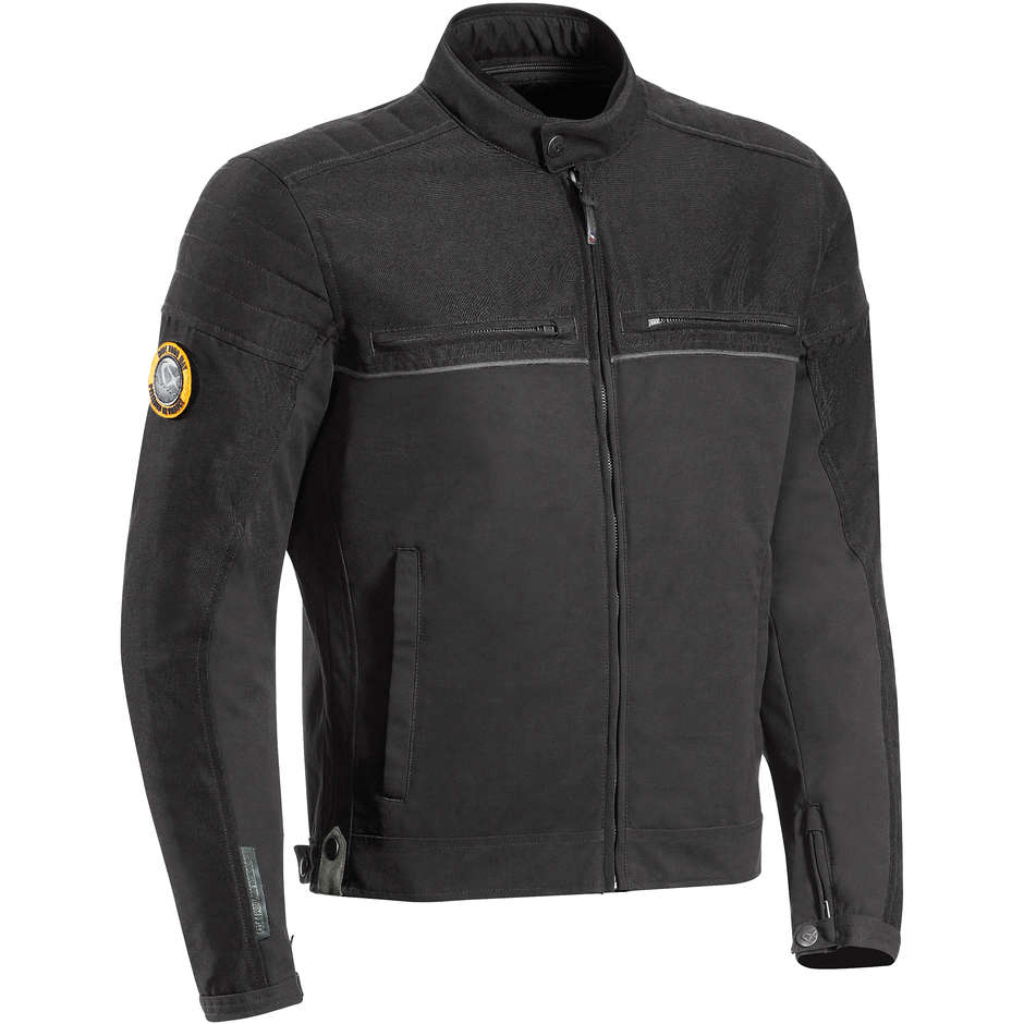 Ixon Heritage Textile Motorcycle Jacket BREAKER Black