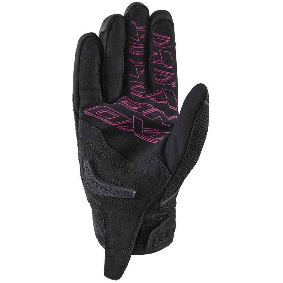 Ixon HURRICANE 2 L Women's Summer Motorcycle Gloves Black Fuchsia