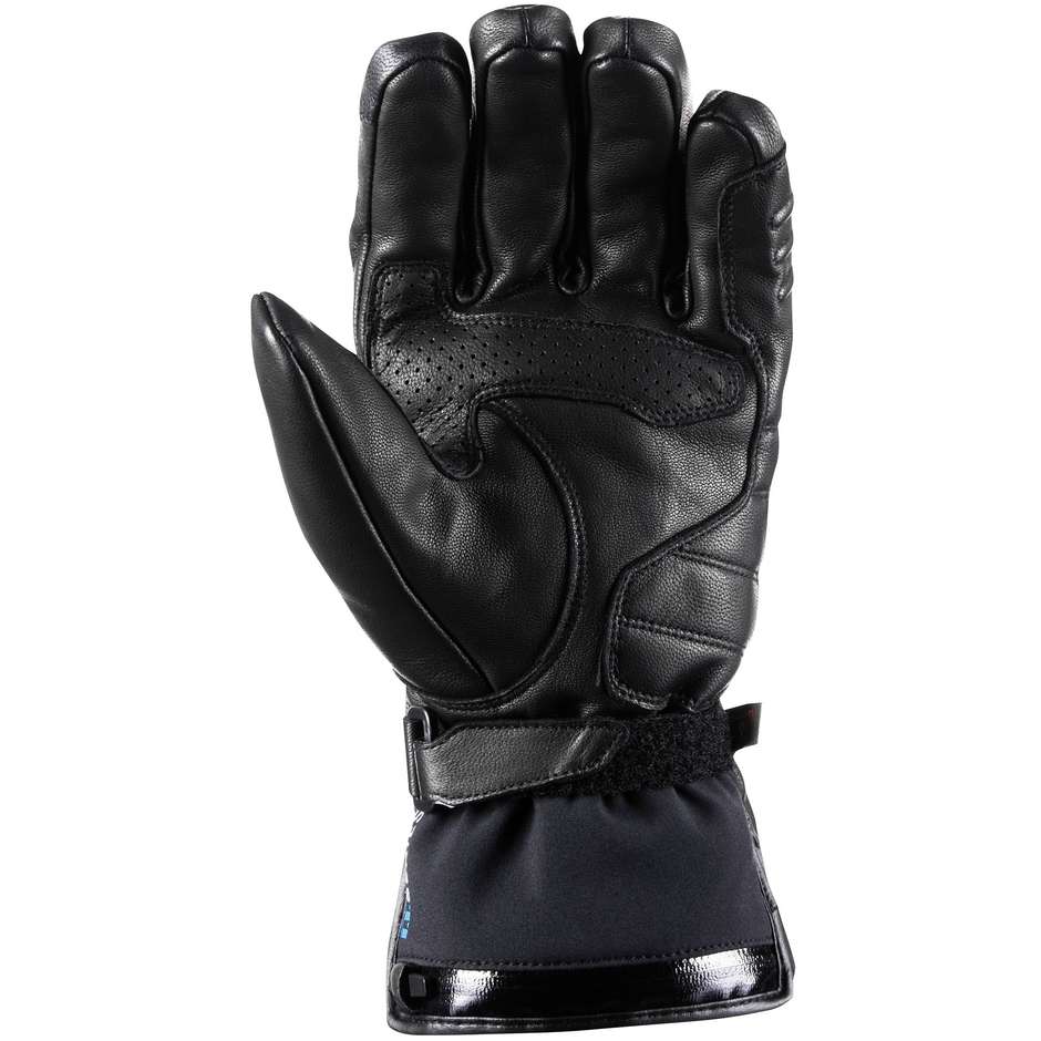 Ixon IT FOGO Smart Heating Leather Motorcycle Gloves Black