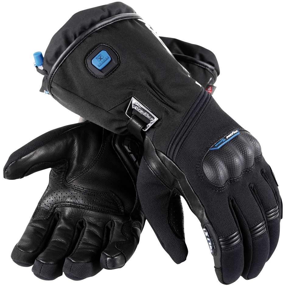 Ixon IT-YATE NAKED Intelligent Heated Motorcycle Gloves Black