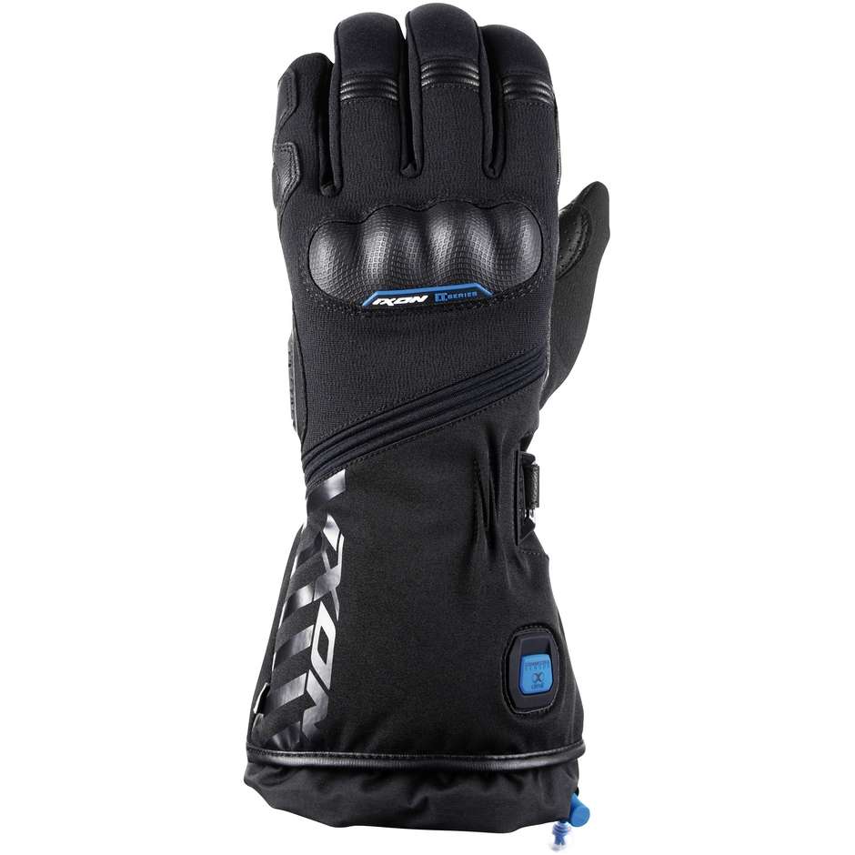 Ixon IT-YATE NAKED Intelligent Heated Motorcycle Gloves Black