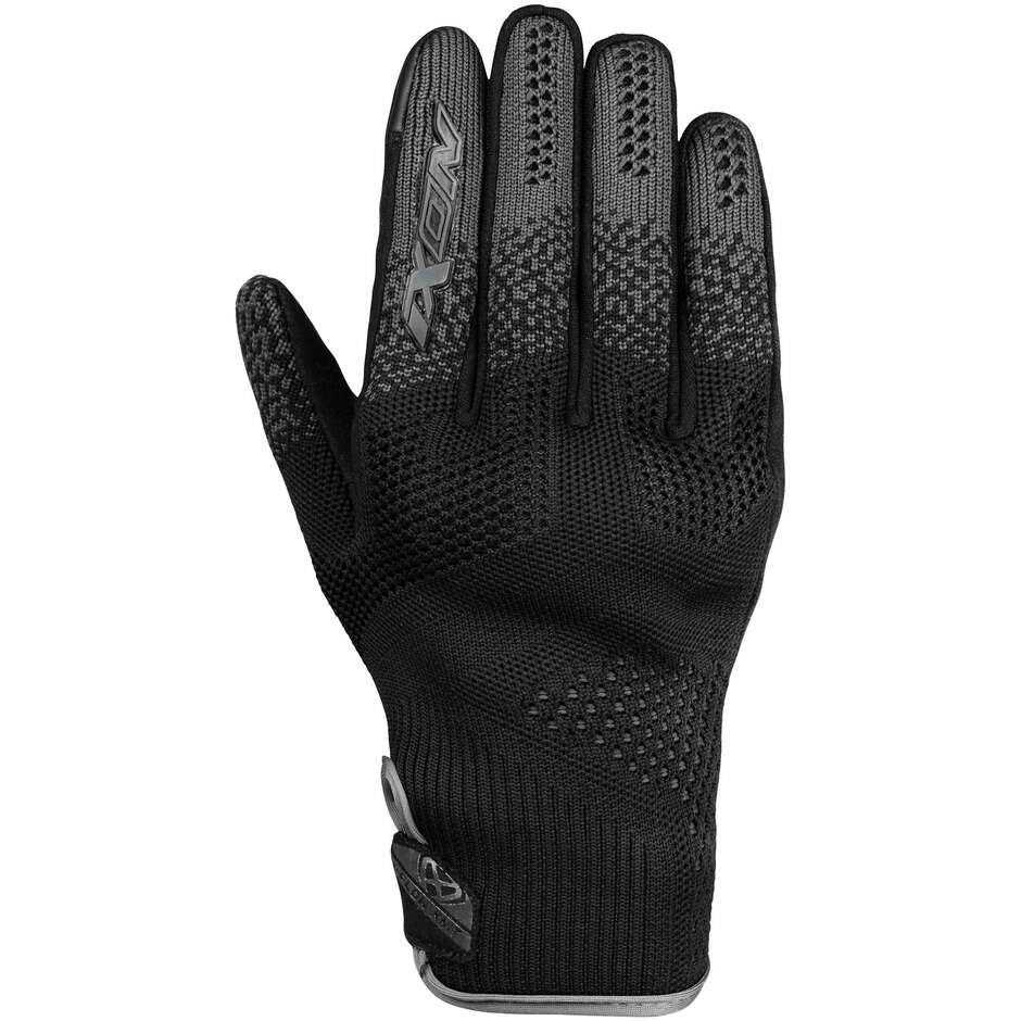 Ixon IXFLOW KNIT Summer Motorcycle Gloves Black