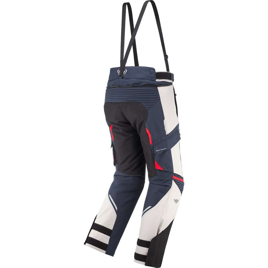 Ixon MIDGARD PT C Grege Marineblau Schwarz Touring Motorradhose - C-GRÖSSE / KONFORM