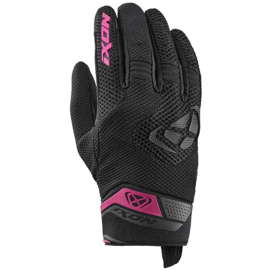 Ixon MIG 2 AIRFLOW LADY Women's Summer Motorcycle Gloves Black Fuchsia