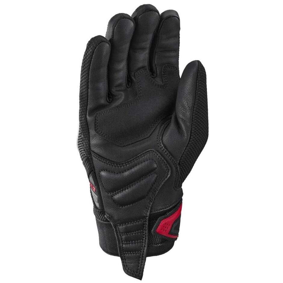 Ixon MIG 2 AIRFLOW Summer Motorcycle Gloves Black White Red