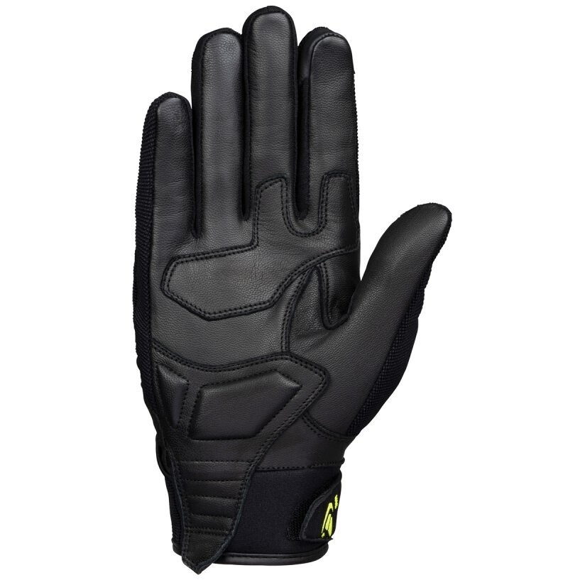 Ixon MIG Summer Motorcycle Gloves Black Yellow Live