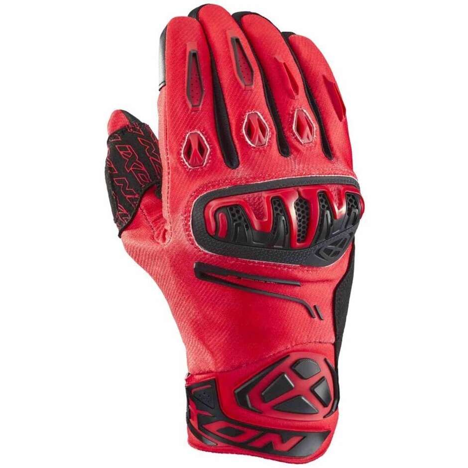 Ixon MIRAGE AIR Summer Motorcycle Gloves Red Black