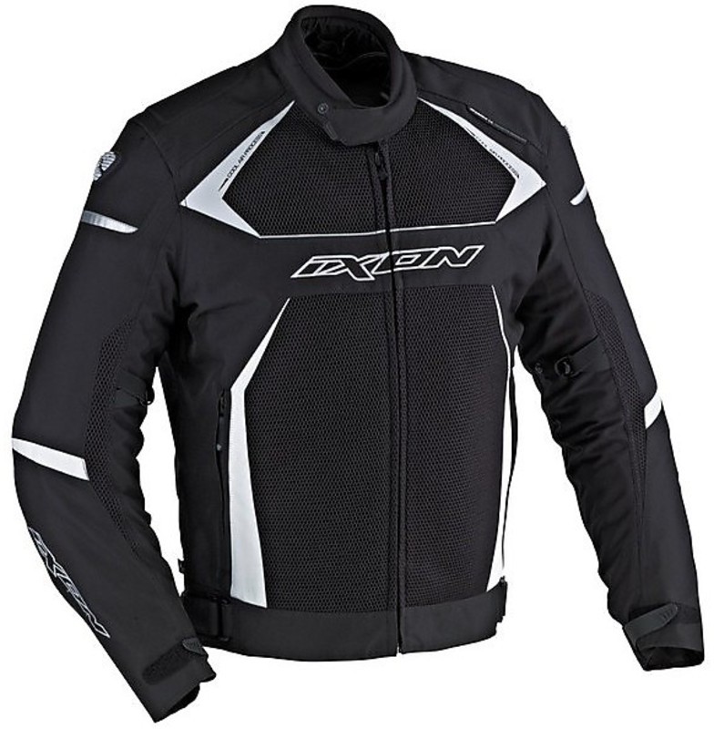 Ixon Motorcycle Jacket Fabric Summer Cyclic HP Black / White For Sale ...