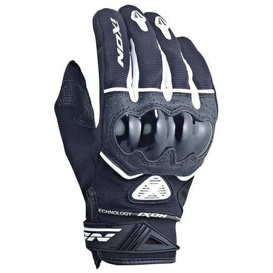 Ixon Motorcycle Racing Gloves Ixon Fabric Rs Scud HP Black / White