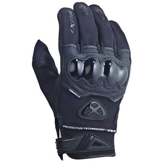 Ixon Motorcycle Racing Gloves Ixon Fabric Rs Scud Hp Black