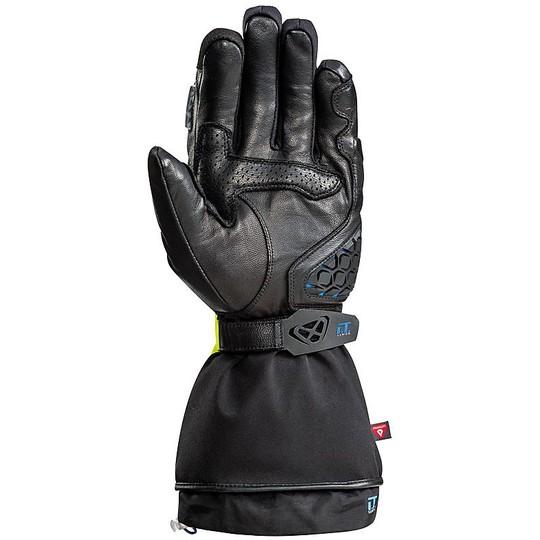 Ixon Motorrad Smart Warming Handschuhe IT-ASO Clim8 Schwarz Gelb Vivo IT-Serie