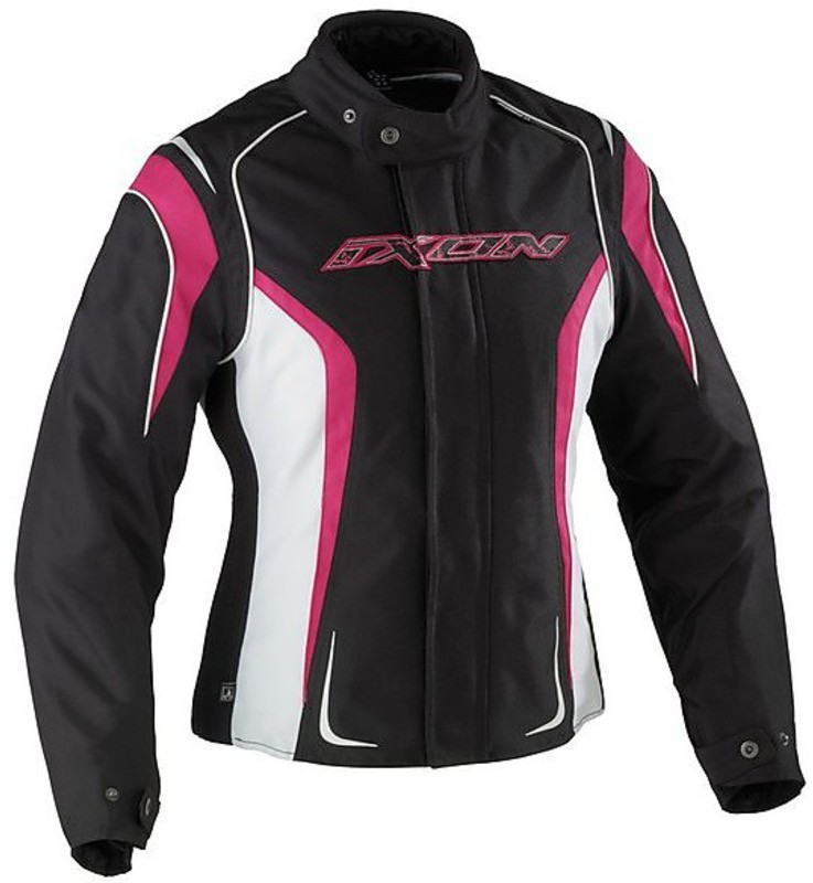 Ixon Motorradjacke Frauen Kashima HP Schwarz / Weiß / Pink Online