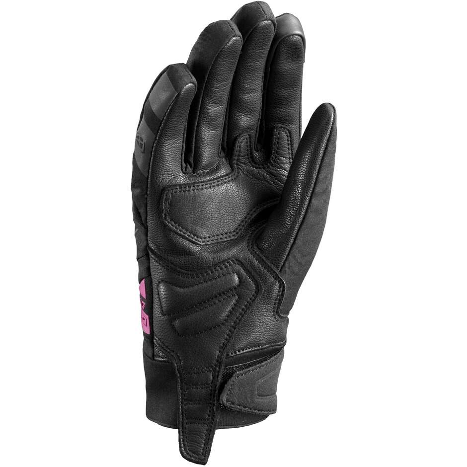 Ixon MS MIG 2 WP L Damen Motorradhandschuhe Schwarz Fuchsia