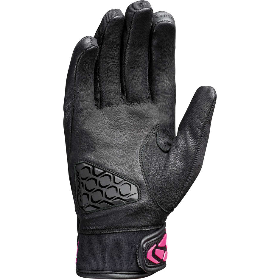 Ixon MS PICCO LADY Mid Season Women's Motorcycle Gloves Black Fuchsia