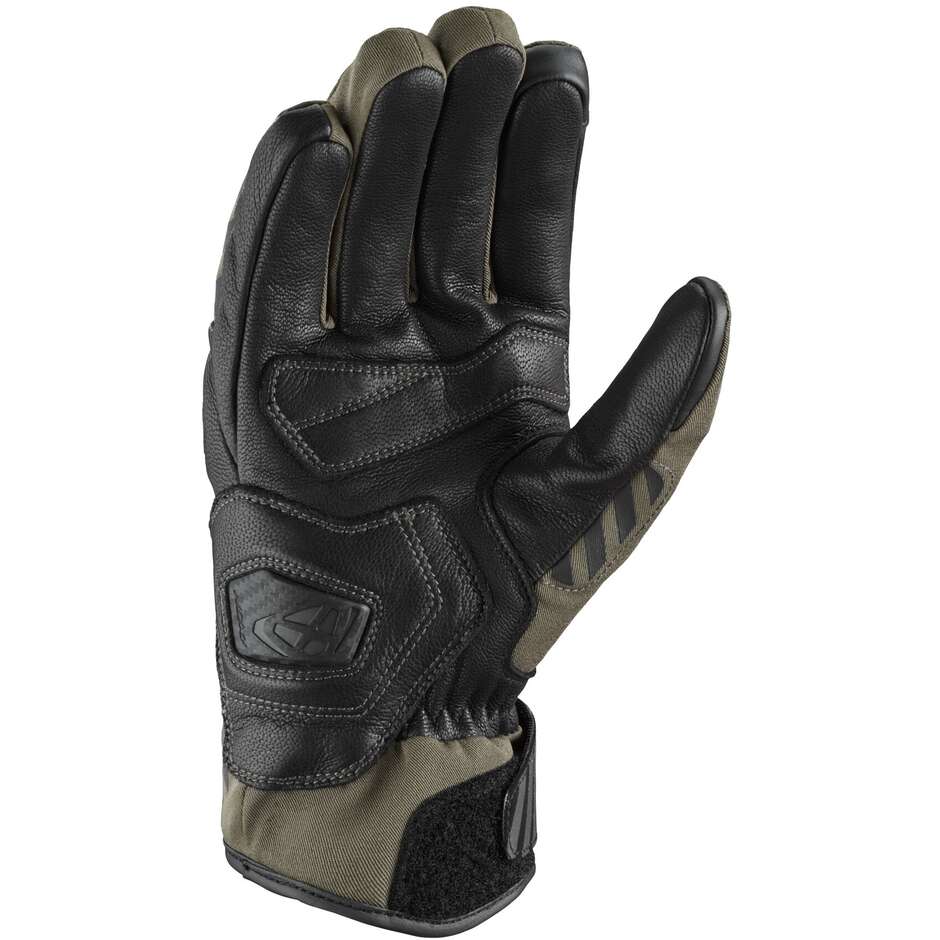 Ixon MS SINERGY Motorcycle Gloves Khaki Black