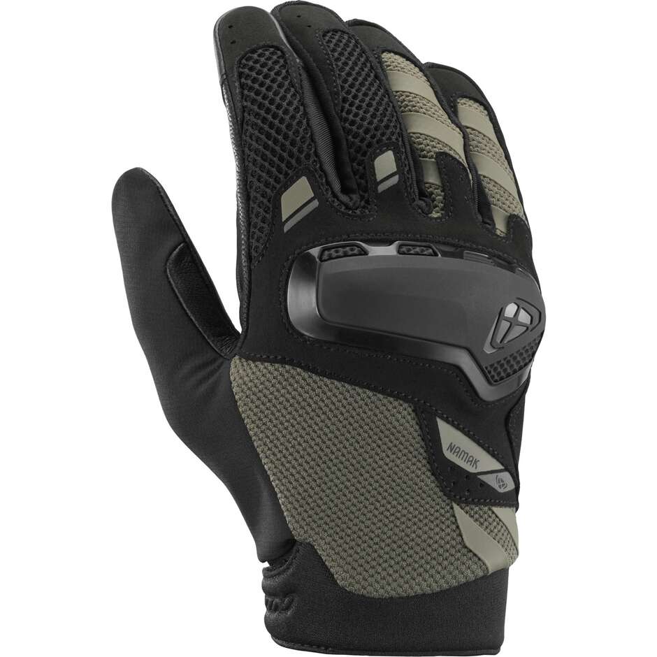 Ixon NAMAK Khaki Black Motorcycle Gloves