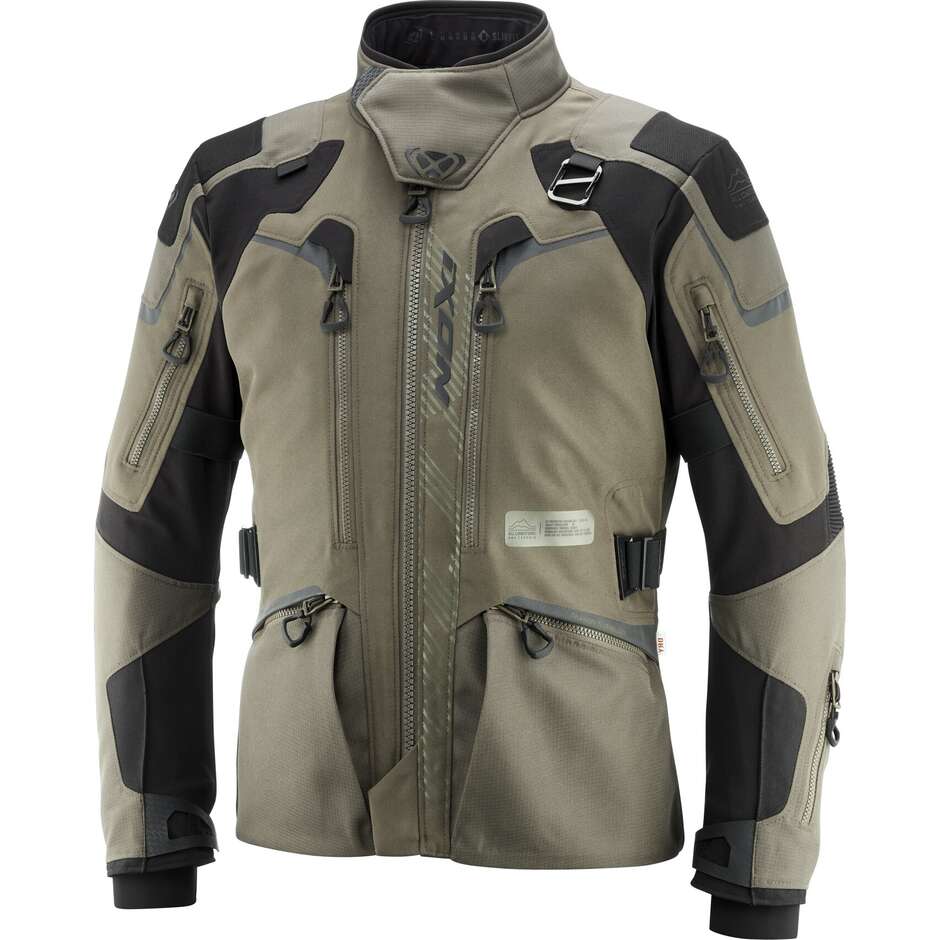 Ixon ODIN Motorcycle Jacket Khaki Black