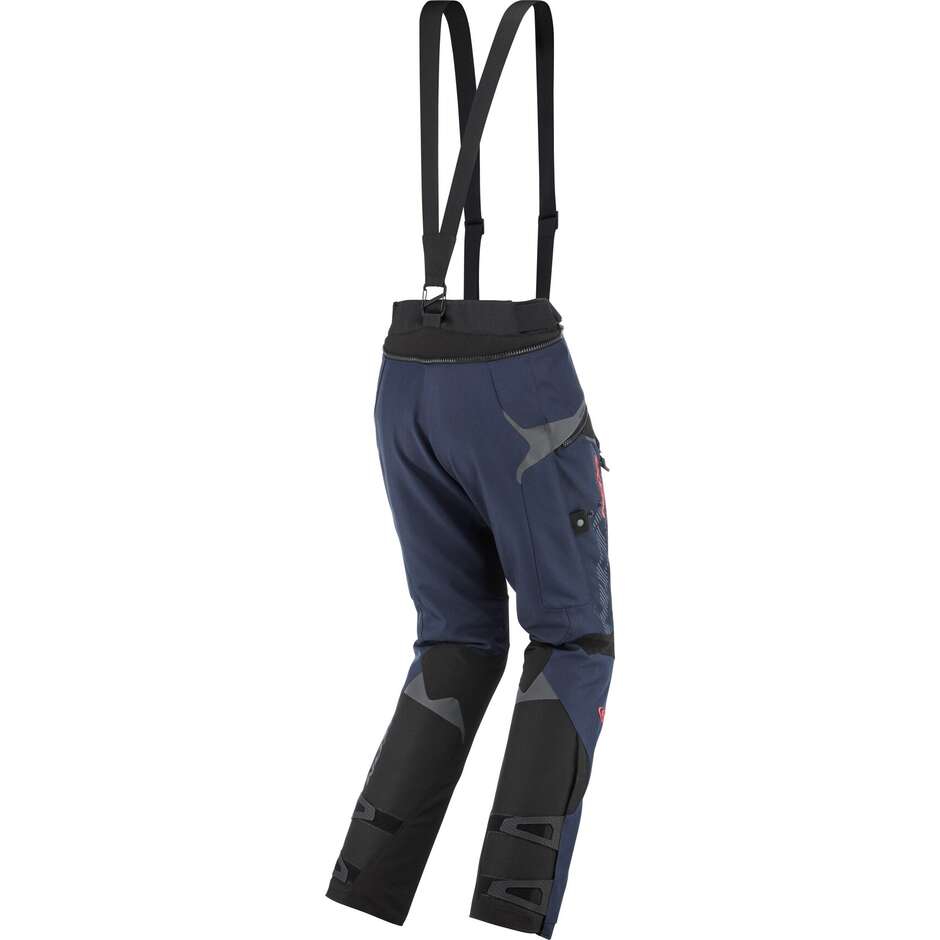 Ixon ODIN PT L Navy Black Bright Red Women's Motorcycle Pants