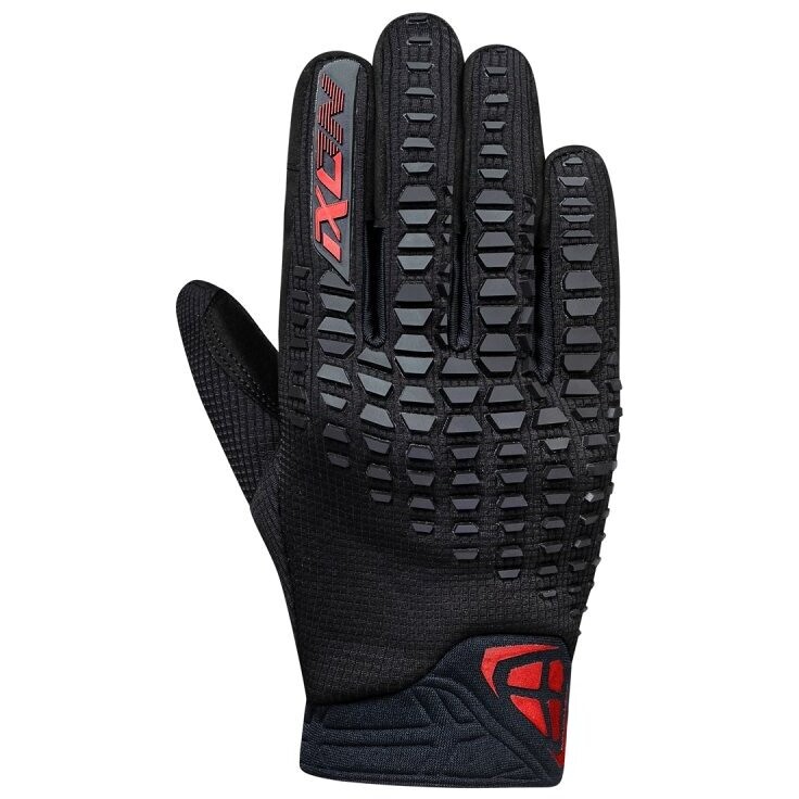 Ixon OREGON Summer Motorcycle Gloves Black Red Live