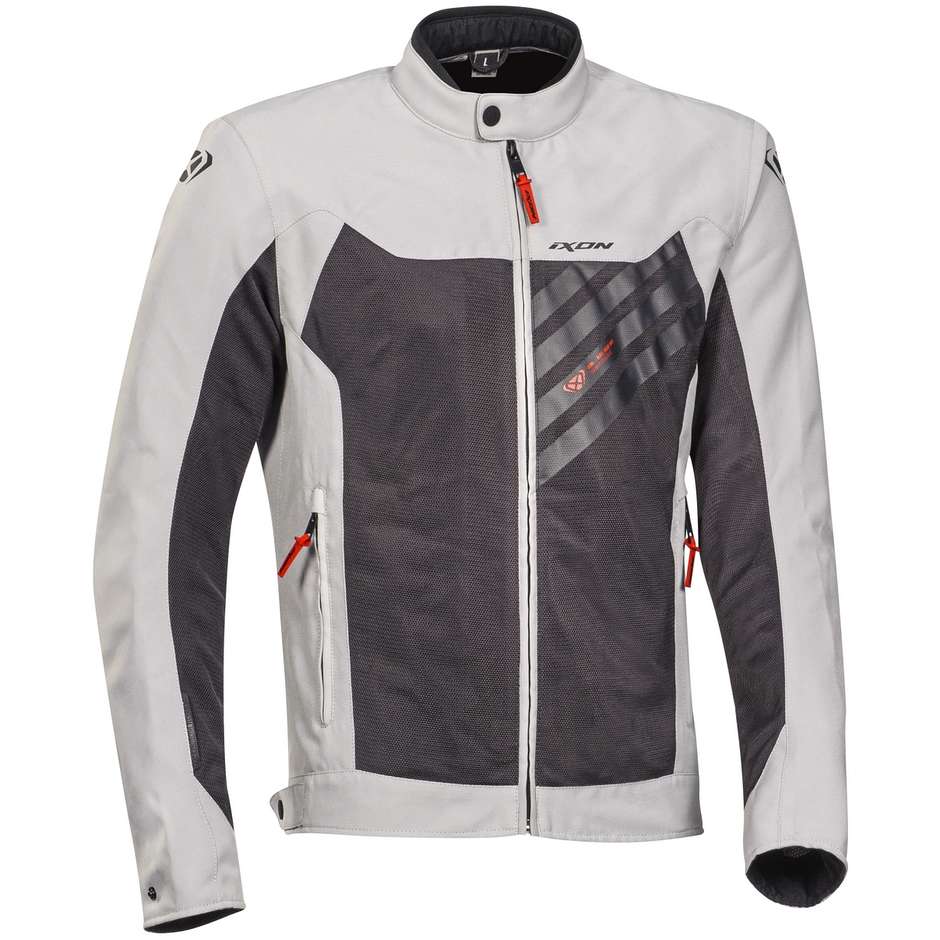 Ixon ORION Summer Fabric Motorcycle Jacket Anthracite Light Gray
